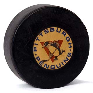 PITTSBURGH PENGUINS NHL OFFICIAL GAME PUCK - PensGear