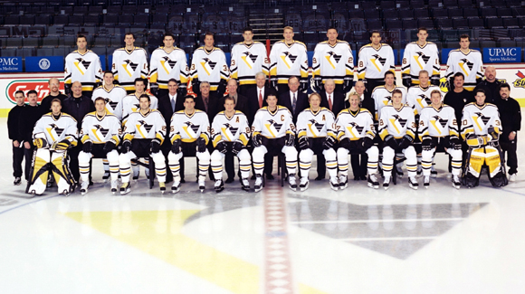 2001-02 Robert Lang Pittsburgh Penguins Game Worn Jersey