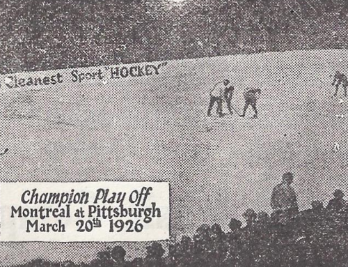 1926: First NHL Playoff Game in Pittsburgh