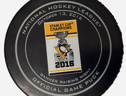 Special Game Puck for tonight’s game